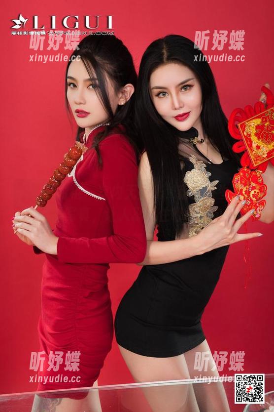 Ligui丽柜 - 室内无圣光，甜甜双生花的温情写真，让人忍不住嘟囔几句！