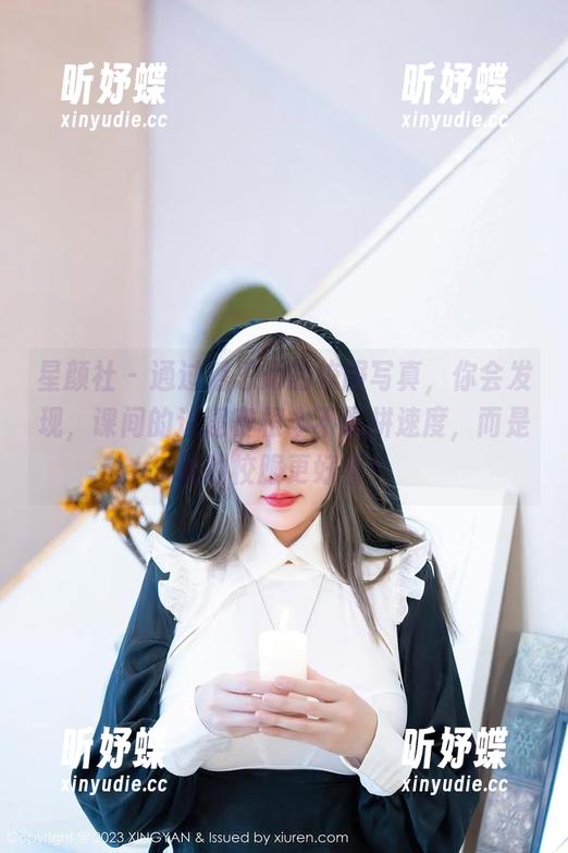 星颜社 - 通过潘思沁的校服写真，你会发现，课间的追逐赛根本不是拼速度，而是谁的校服更好看！